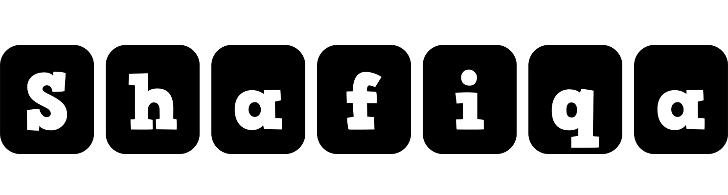 Shafiqa box logo