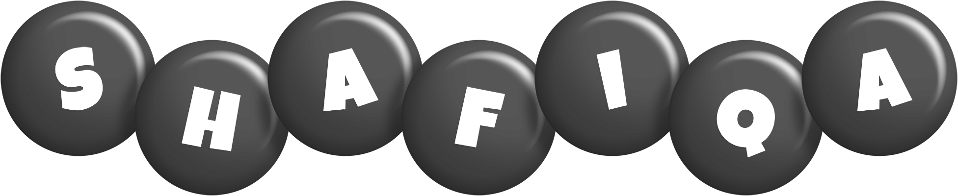 Shafiqa candy-black logo