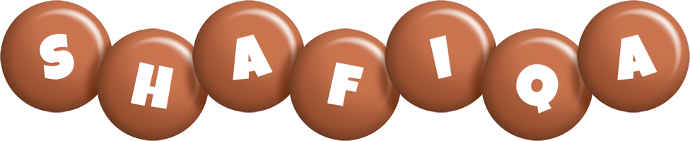 Shafiqa candy-brown logo