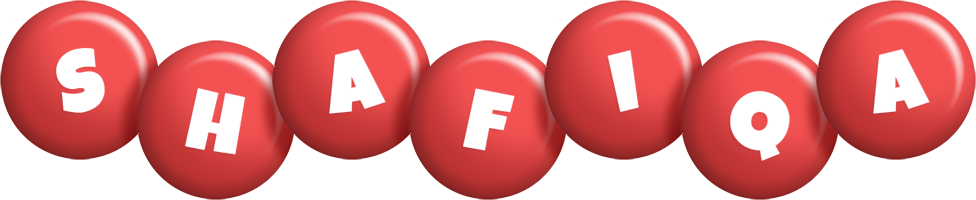 Shafiqa candy-red logo