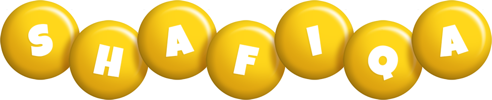 Shafiqa candy-yellow logo