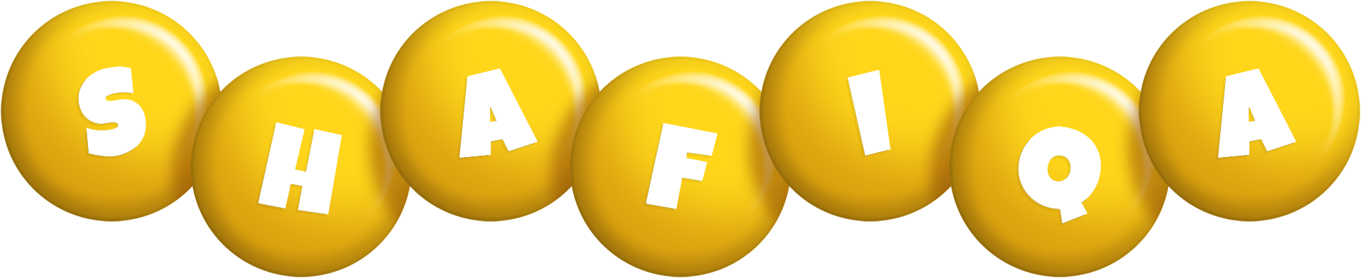 Shafiqa candy-yellow logo