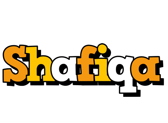 Shafiqa cartoon logo