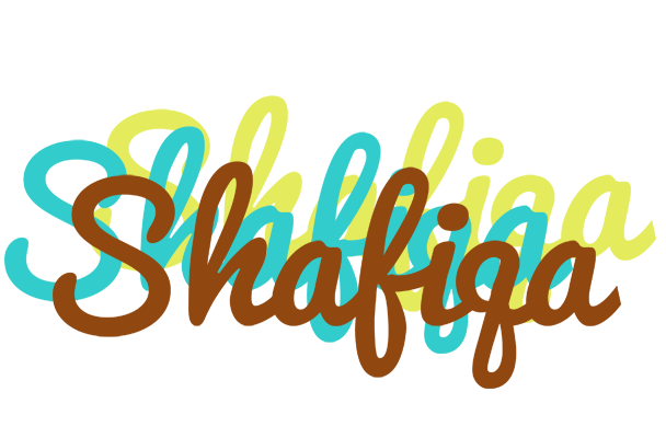 Shafiqa cupcake logo