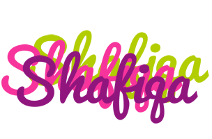 Shafiqa flowers logo