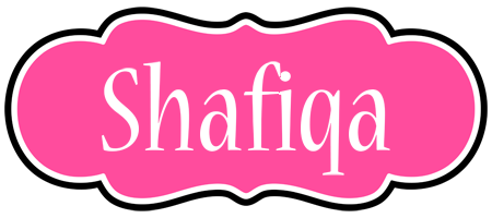 Shafiqa invitation logo