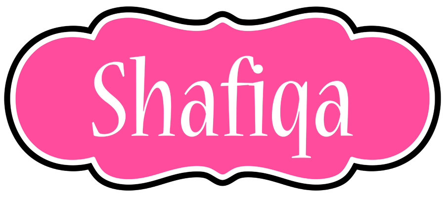 Shafiqa invitation logo