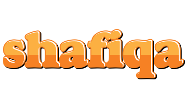 Shafiqa orange logo