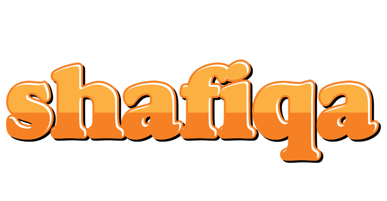 Shafiqa orange logo