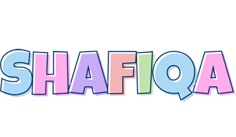 Shafiqa pastel logo