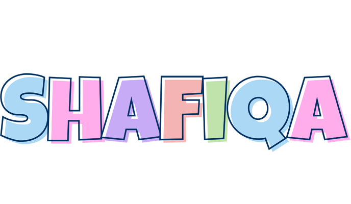 Shafiqa pastel logo