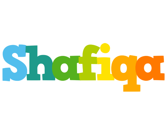 Shafiqa rainbows logo