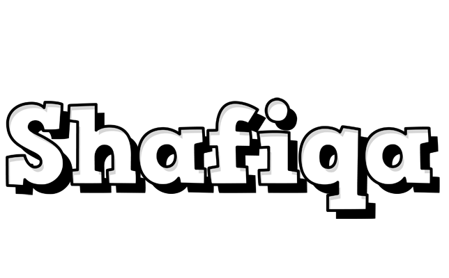 Shafiqa snowing logo