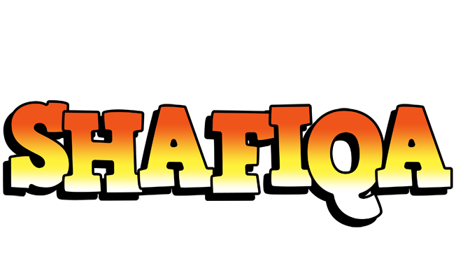 Shafiqa sunset logo