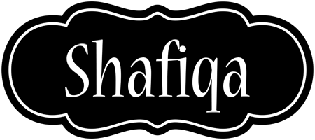 Shafiqa welcome logo