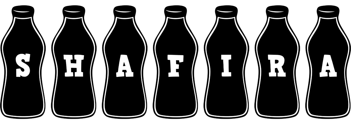 Shafira bottle logo