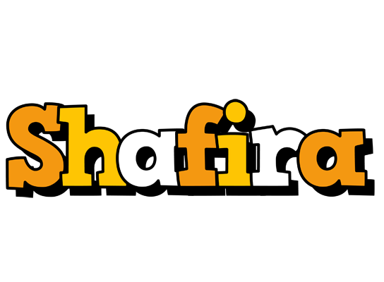 Shafira cartoon logo