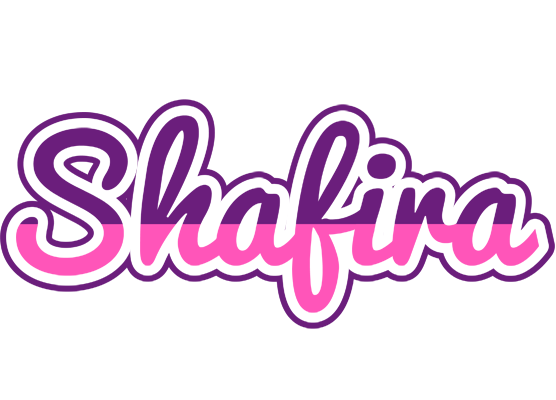 Shafira cheerful logo