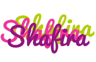 Shafira flowers logo