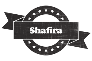 Shafira grunge logo