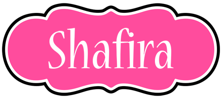 Shafira invitation logo