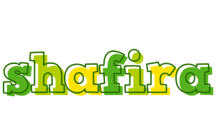 Shafira juice logo