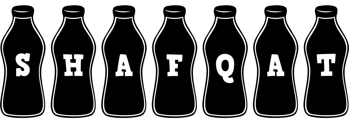 Shafqat bottle logo