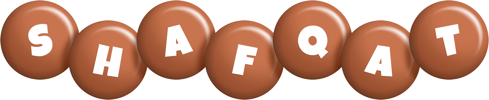 Shafqat candy-brown logo