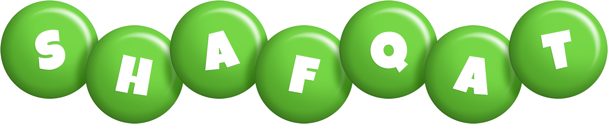 Shafqat candy-green logo