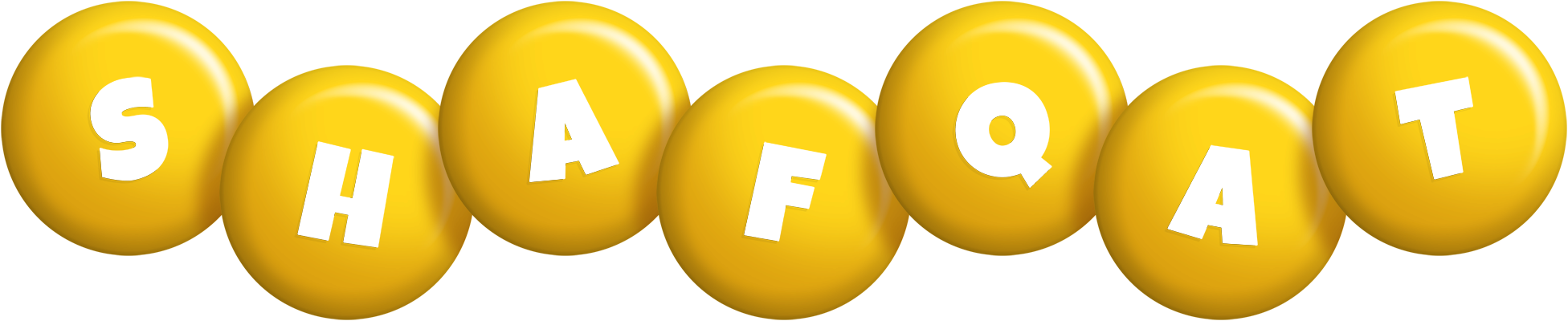 Shafqat candy-yellow logo