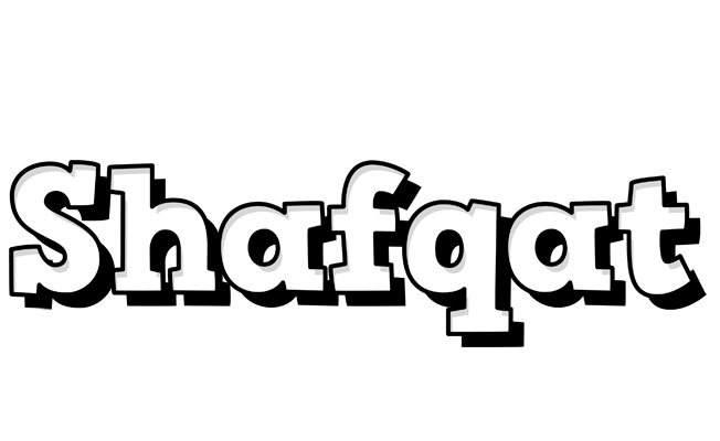Shafqat snowing logo