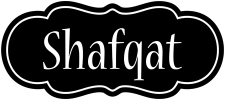 Shafqat welcome logo