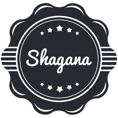 Shagana badge logo