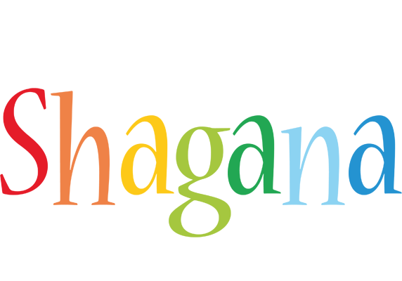 Shagana birthday logo