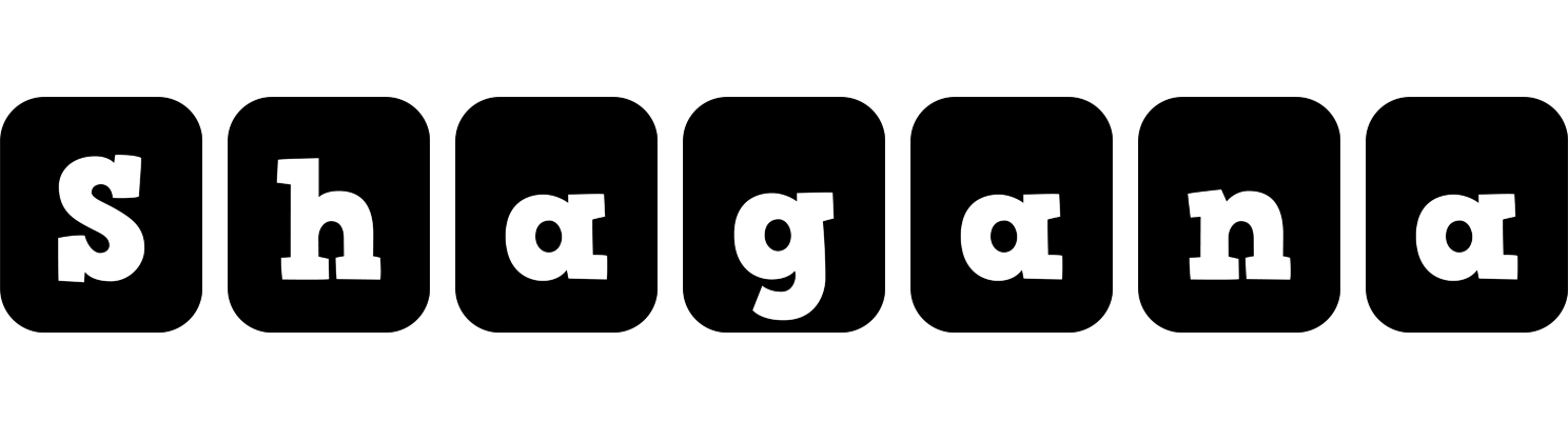 Shagana box logo