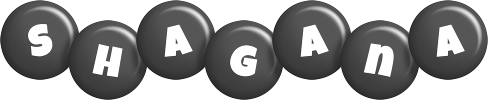 Shagana candy-black logo