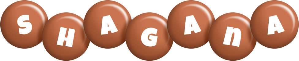Shagana candy-brown logo