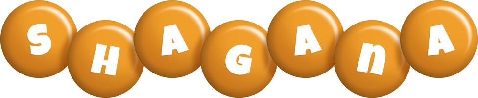Shagana candy-orange logo