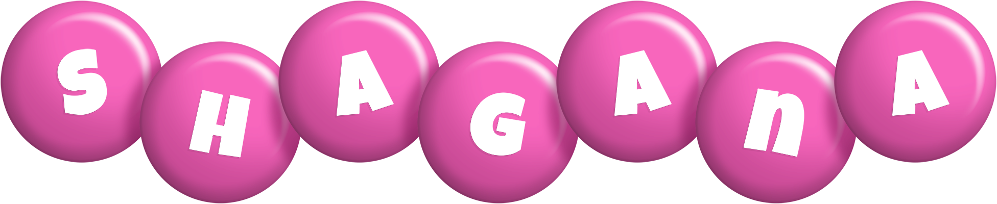 Shagana candy-pink logo