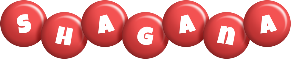 Shagana candy-red logo