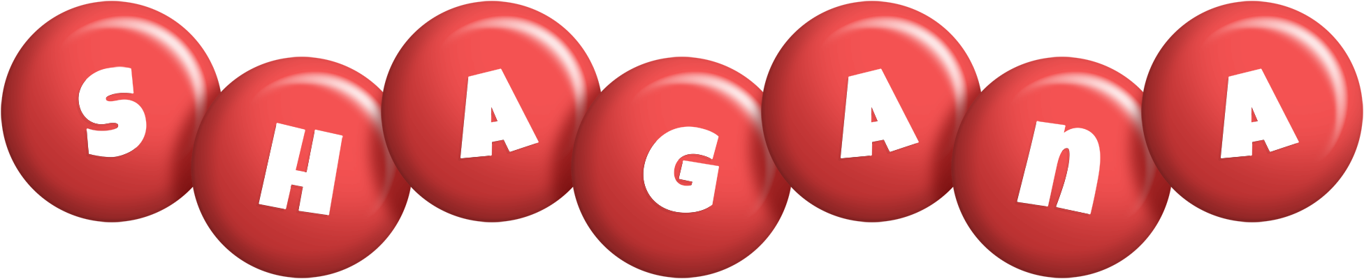 Shagana candy-red logo