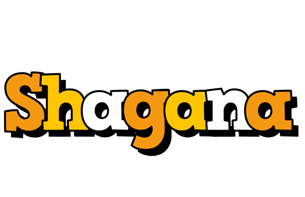 Shagana cartoon logo