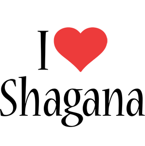Shagana i-love logo