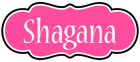 Shagana invitation logo