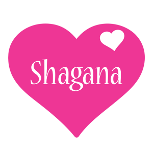 Shagana love-heart logo