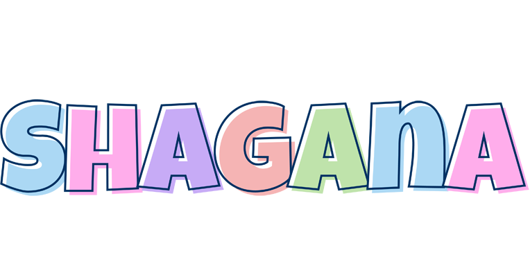 Shagana pastel logo