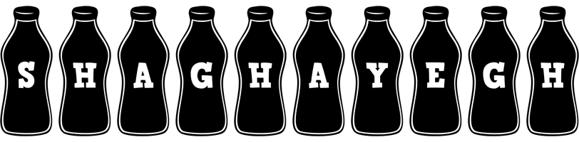 Shaghayegh bottle logo