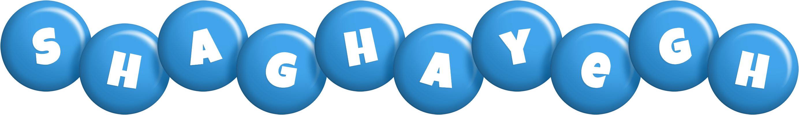 Shaghayegh candy-blue logo
