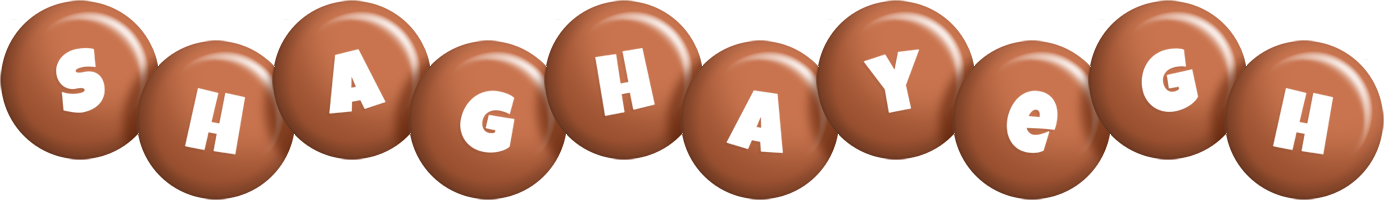 Shaghayegh candy-brown logo