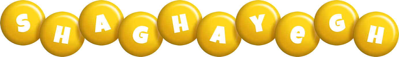 Shaghayegh candy-yellow logo